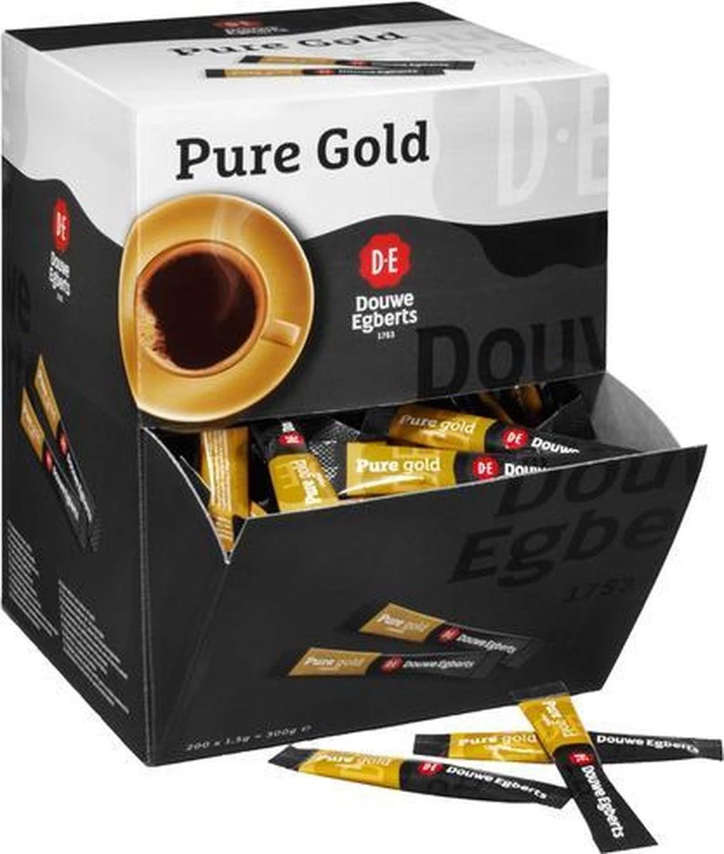 Douwe Egberts | Pure Gold Sticks | 200 Stuks 4 Douwe Egberts | Pure Gold Sticks | 200 Stuks - Afbeelding 2