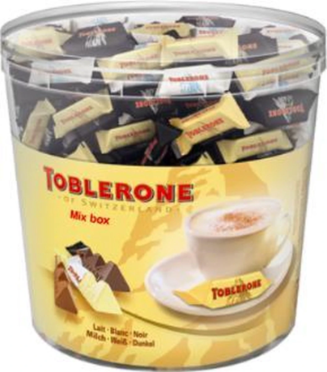 Toblerone Mini's Mix - Silo 904 Gram - 4 Stuks 4 Toblerone Mini's Mix - Silo 904 Gram - 4 Stuks - Afbeelding 2