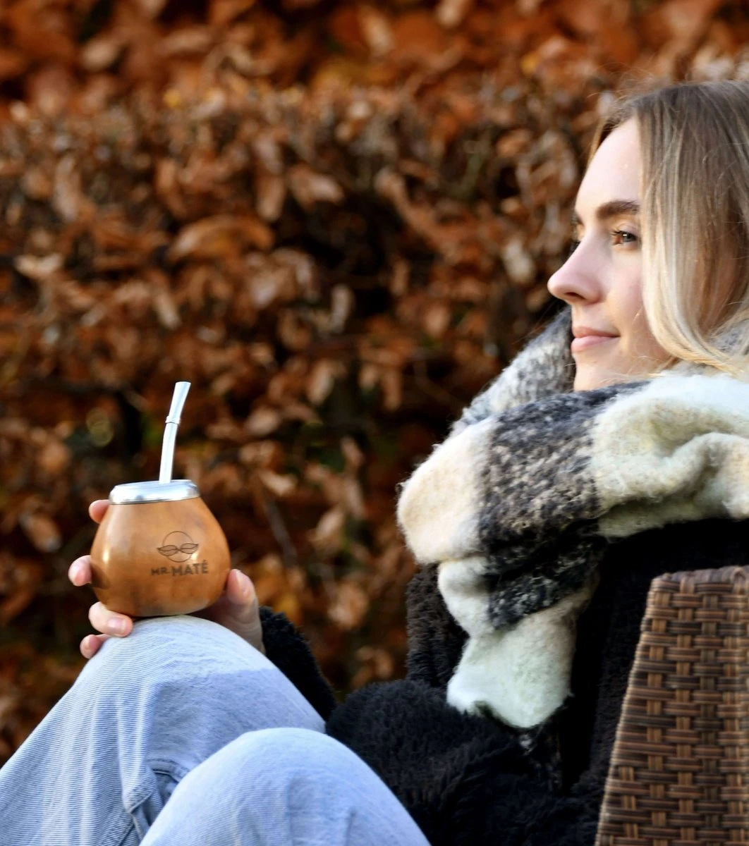 Yerba Mate Starterspakket Duo - 2x Traditionele Kalebas - 2x Bombilla - 1x Original & 1x Munt-Citroen Yerba Maté 8 Yerba Mate Starterspakket Duo - 2x Traditionele Kalebas - 2x Bombilla - 1x Original & 1x Munt-Citroen Yerba Maté - Afbeelding 6