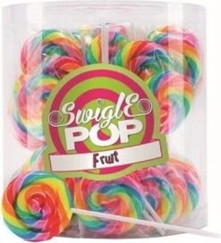Swigle - Pop Mini's - Lolly's - Fruit Zuurstokken - 50 Stuks