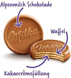 Milka Chocolade Wafel Single 30 Gr X 30 -Voedsel Serie Winkel 1106x1200