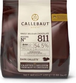 Callebaut - Chocolade Callets - Puur - 400g