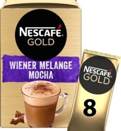 Nescafé Gold Wiener Melange Mocha Oploskoffie - 6 Doosjes à 8 Zakjes 9 Nescafé Gold Wiener Melange Mocha Oploskoffie - 6 Doosjes à 8 Zakjes -Voedsel Serie Winkel 1111x1200 1