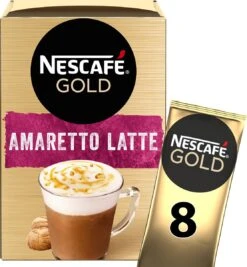 Nescafé Gold Amaretto Latte Oploskoffie - 6 Doosjes à 8 Zakjes -Voedsel Serie Winkel 1111x1200 5