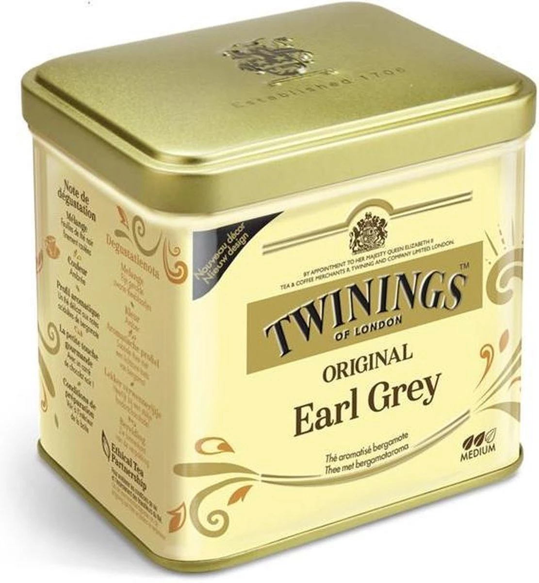 Earl Grey Thee Blikje Twinings Tea 200 Gram | Losse Thee 4 Earl Grey Thee Blikje Twinings Tea 200 Gram | Losse Thee - Afbeelding 2