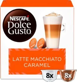 Nescafé Dolce Gusto Caramel Macchiato Capsules - 48 Koffiecups -Voedsel Serie Winkel 1122x1200 1