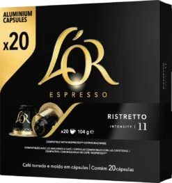 L'OR Espresso Ristretto Koffiecups - Intensiteit 11/12 - 10 X 20 Capsules 27 L'OR Espresso Ristretto Koffiecups - Intensiteit 11/12 - 10 X 20 Capsules -Voedsel Serie Winkel 1128x1200