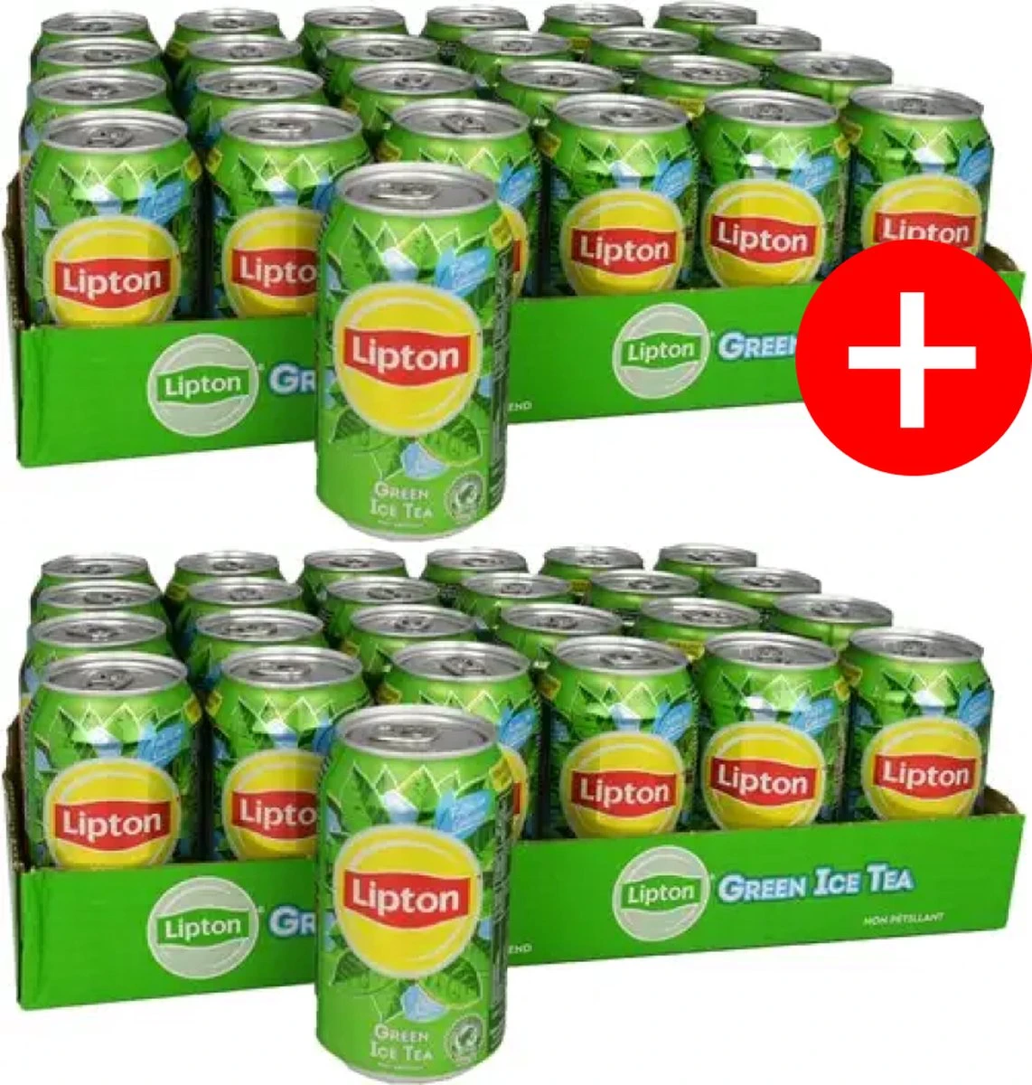 Lipton Ice Tea Green Pack Blik 2x 24x330 Ml NL 3 Lipton Ice Tea Green Pack Blik 2x 24x330 Ml NL