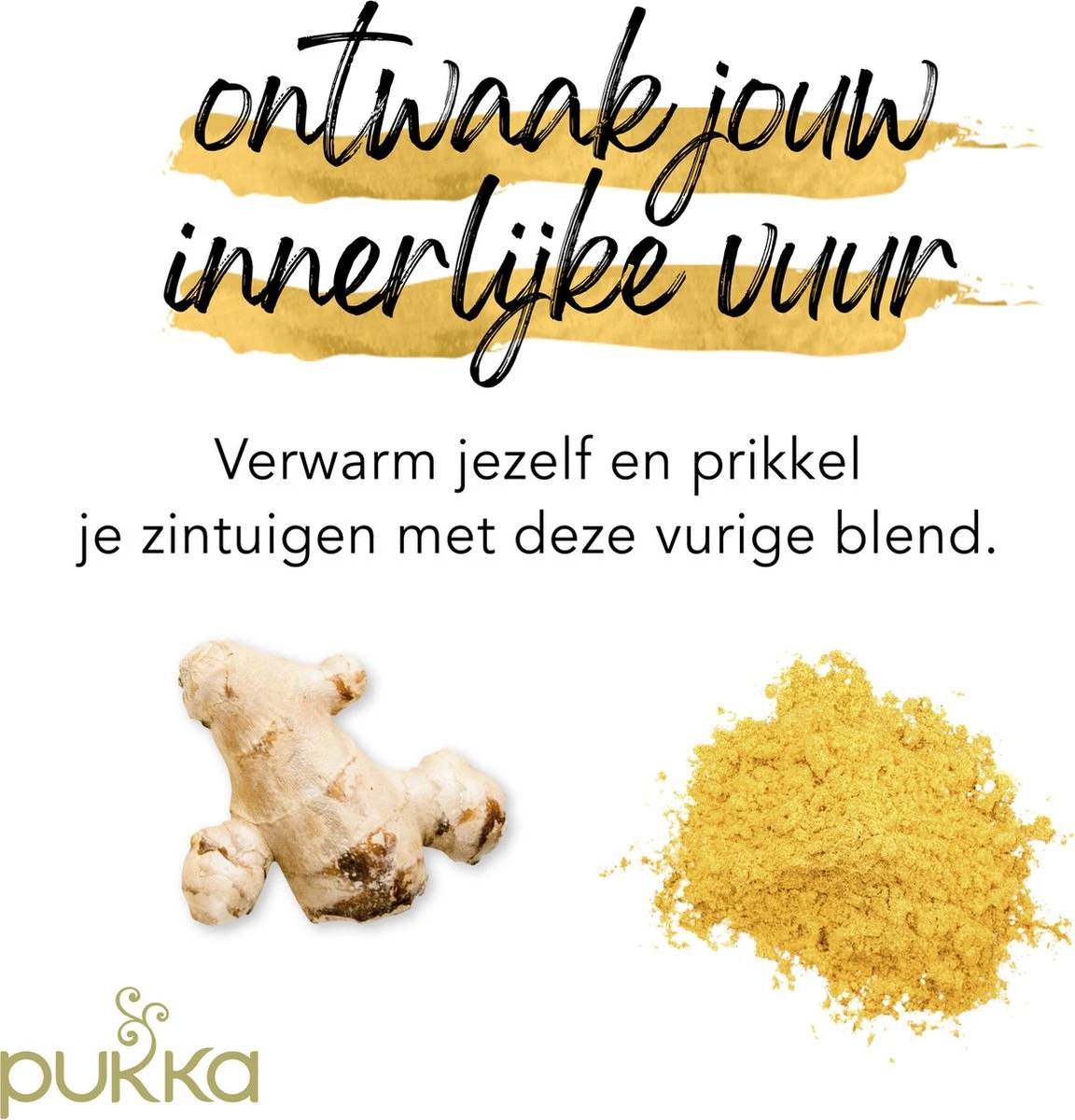 Pukka Three Ginger Thee, Met Kurkuma, Gember En Galangawortel - 4 X 20 Zakjes - GB-BIO-05 5 Pukka Three Ginger Thee, Met Kurkuma, Gember En Galangawortel - 4 X 20 Zakjes - GB-BIO-05 - Afbeelding 3