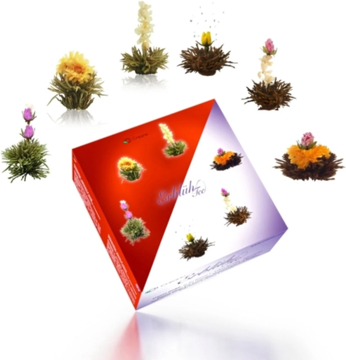 Creano Theebloemen Geschenkset Kadoverpakking Theebloemen En Glazen Theekan - Witte Theebloemen En Zwarte Theebloemen (6 Stuks) 8 Creano Theebloemen Geschenkset Kadoverpakking Theebloemen En Glazen Theekan - Witte Theebloemen En Zwarte Theebloemen (6 Stuks) - Afbeelding 6