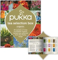 Pukka Original Kruidenthee Geschenkdoos - 9 Blends Biologische Kruidenthee, Ook Leuk Als Verjaardagscadeau - 45 Zakjes - Theedoos - GB-BIO-05 -Voedsel Serie Winkel 1163x1200 4