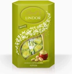 Lindt Lindor Chocoladebollen Pistache 200G