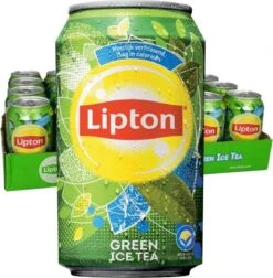 Lipton Ice Tea Green Blikjes Tray - 24 X 33 Cl