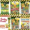 Toxic Waste Pakket 6 Delig - Snoep - Amerikaans Snoep Pakket - American Candy - Amerikaans Eten - Snoepgoed - Pakketbrievenbus - Snoep Box - Zuur Snoep - Zure Snoep -Voedsel Serie Winkel 1179x1200
