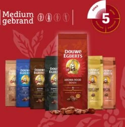 Douwe Egberts Aroma Rood Koffiebonen - 6 X 500 Gram -Voedsel Serie Winkel 1181x1200 1