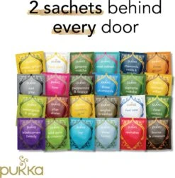 Pukka Thee Hardcover Biologische Kerst Adventskalender 2022, Perfect Als Kerstcadeau - 48 Zakjes - 1 Kalender -Voedsel Serie Winkel 1181x1200 3