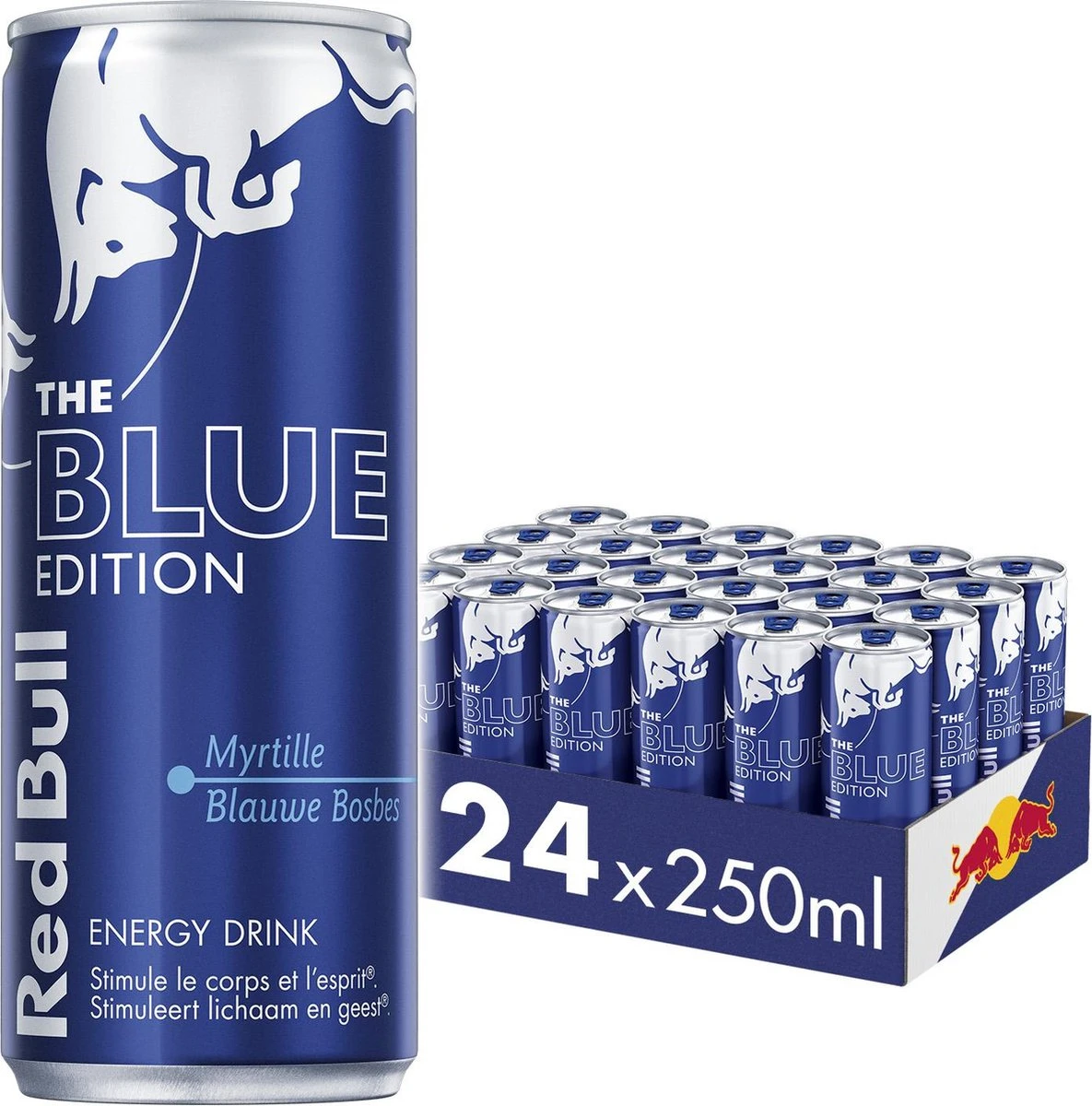 Red Bull Blue Edition - Energiedrank Met Bosbessmaak - 24 X 25cl 3 Red Bull Blue Edition - Energiedrank Met Bosbessmaak - 24 X 25cl