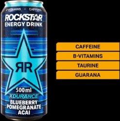 Rockstar Energy Drink XDURANCE BLUEBERRY POMEGRANATE ACAI 50cl 12x = 1tray -Voedsel Serie Winkel 1187x1200 9