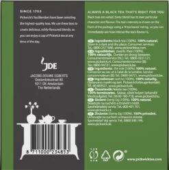 Pickwick English Zwarte Thee - 6 X 40 Zakjes - Extra Grote Verpakking -Voedsel Serie Winkel 1190x1200 5