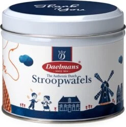 Stroopwafel Cadeau Blik 'Thank You' - Doos Met 6 Blikjes - 230 Gram Per Blik - 8 Stroopwafels Per Blik (48 Koeken ) -Voedsel Serie Winkel 1192x1200 1