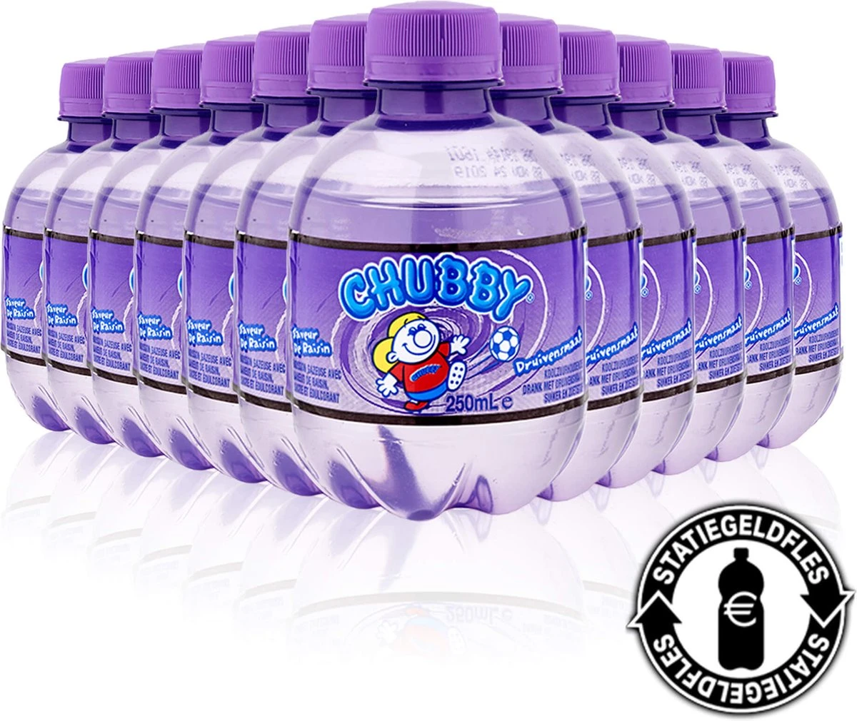 Chubby® | 12 X 250ml Grape | Druivensmaak | Koolzuurhoudend 3 Chubby® | 12 X 250ml Grape | Druivensmaak | Koolzuurhoudend