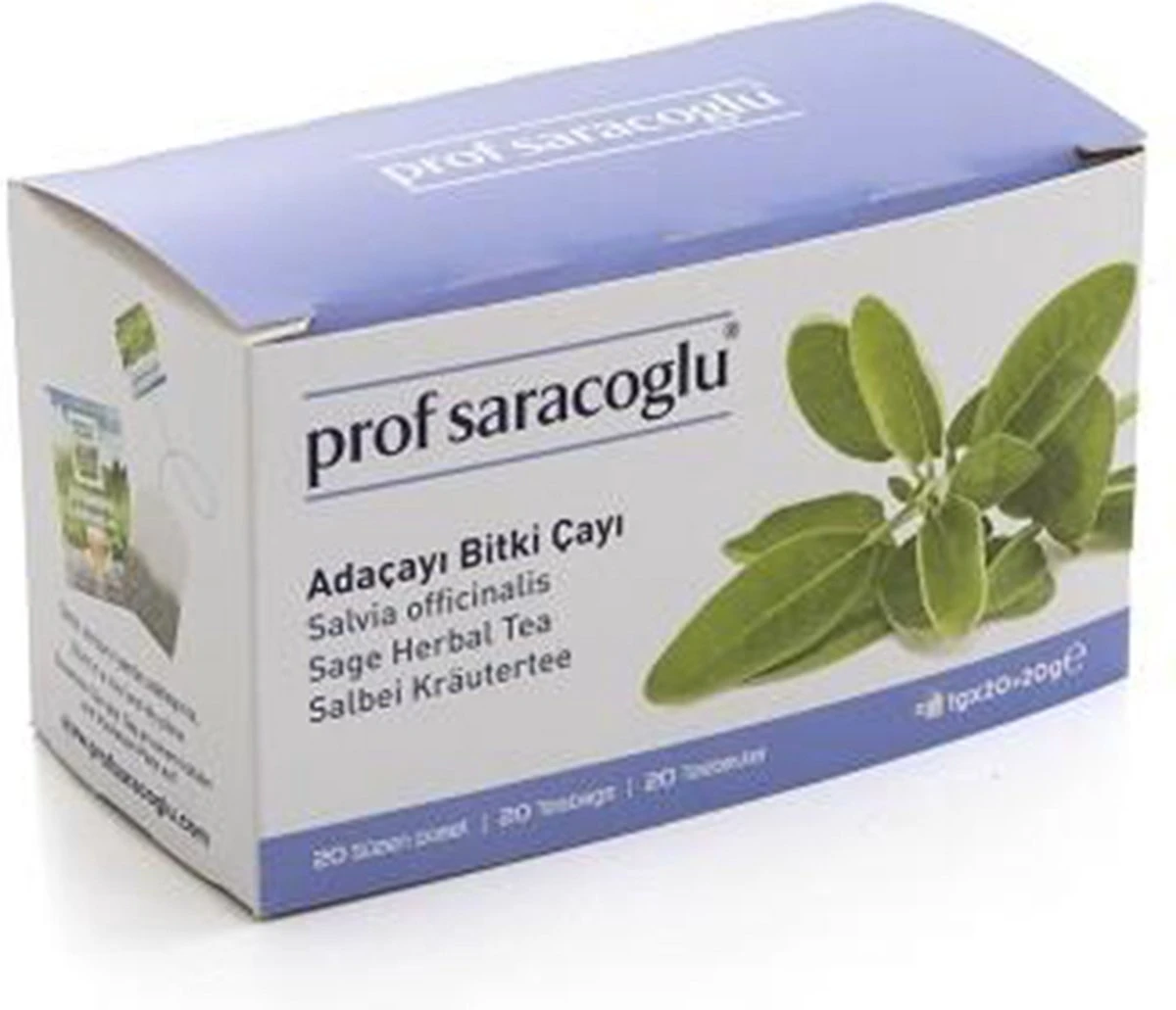 Prof Saracoglu - Salie Thee - 20 Theezakjes 3 Prof Saracoglu - Salie Thee - 20 Theezakjes