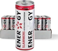Slammers Energy Drink 250 - Tray 24 Stuks