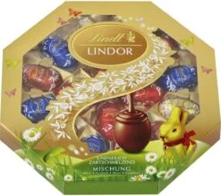 Lindt Lindor Chocoladecadeau - Chocolade-eieren - Paasmix - Melk, Puur, Wit