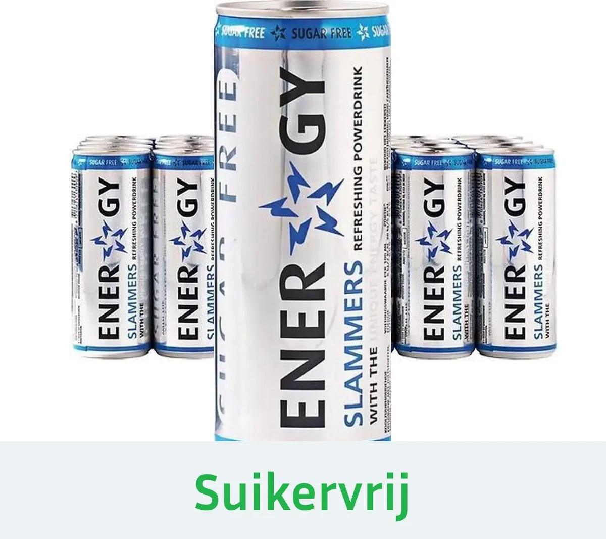 Slammers Energy Drink Light Blikjes 25cl Tray 24 Stuks 3 Slammers Energy Drink Light Blikjes 25cl Tray 24 Stuks