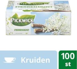 Pickwick - Herbal Sterrenmunt - 100 Zakjes -Voedsel Serie Winkel 1200x1077 3