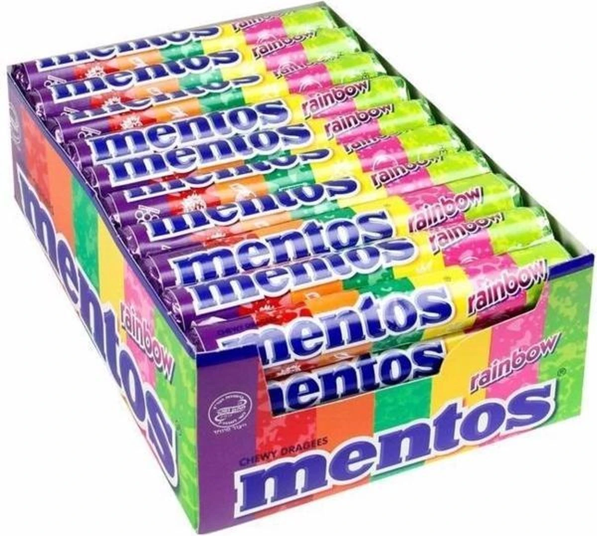 Mentos - Rainbow - 40 Rollen 4 Mentos - Rainbow - 40 Rollen - Afbeelding 2