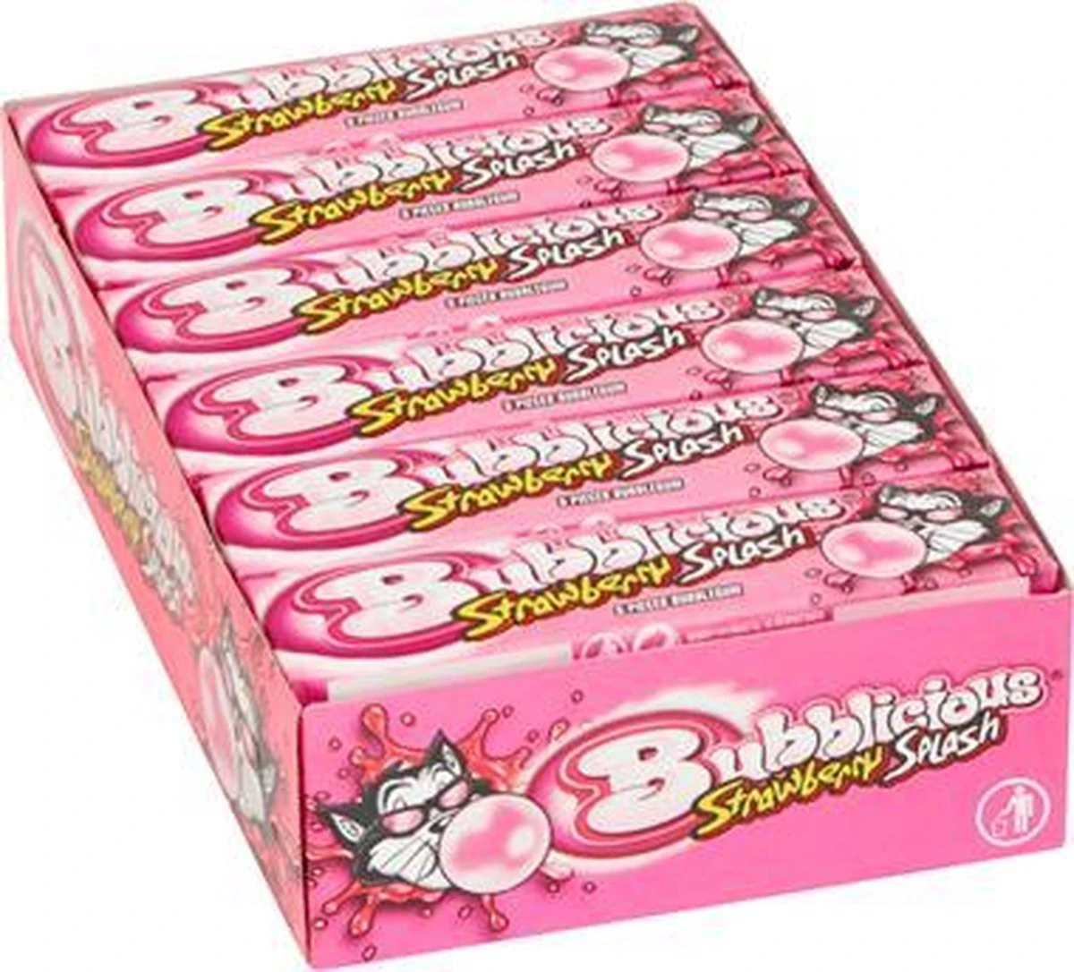 Bubblicious Strawberry - 18 X 38 Gram 3 Bubblicious Strawberry - 18 X 38 Gram
