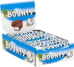 Bounty Chocoladereep Melk - 24 Stuks -Voedsel Serie Winkel 1200x1088