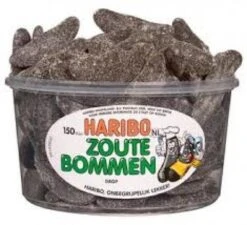 Haribo VEGGIE Zoute Bommen - 150 Stuks