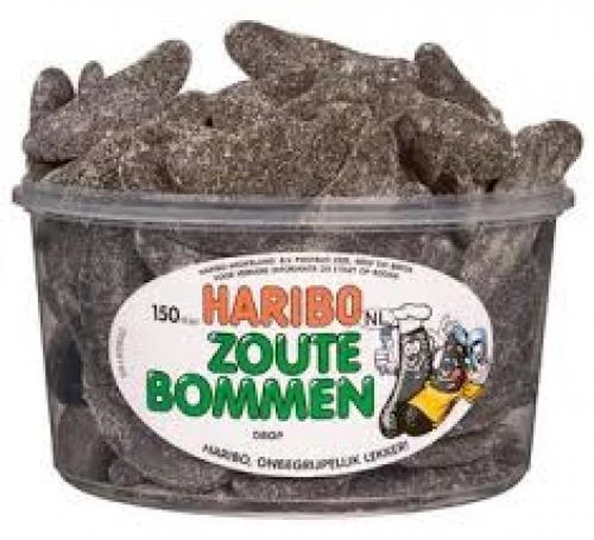 Haribo VEGGIE Zoute Bommen - 150 Stuks 3 Haribo VEGGIE Zoute Bommen - 150 Stuks