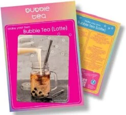 Geschenkdoos Bubble Tea - Bubble Tea Starters Kit - Maak Je Eigen Bubble Tea -Voedsel Serie Winkel 1200x1098 1