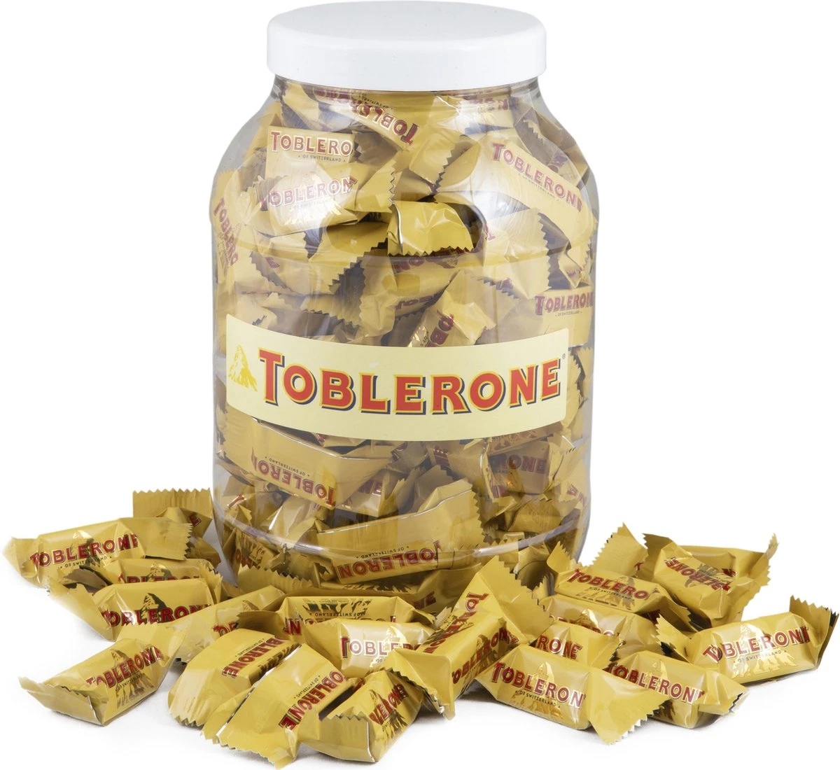 Toblerone Mini MixxBoxx - 1 Kg - Ca. 125 Stuks 3 Toblerone Mini MixxBoxx - 1 Kg - Ca. 125 Stuks