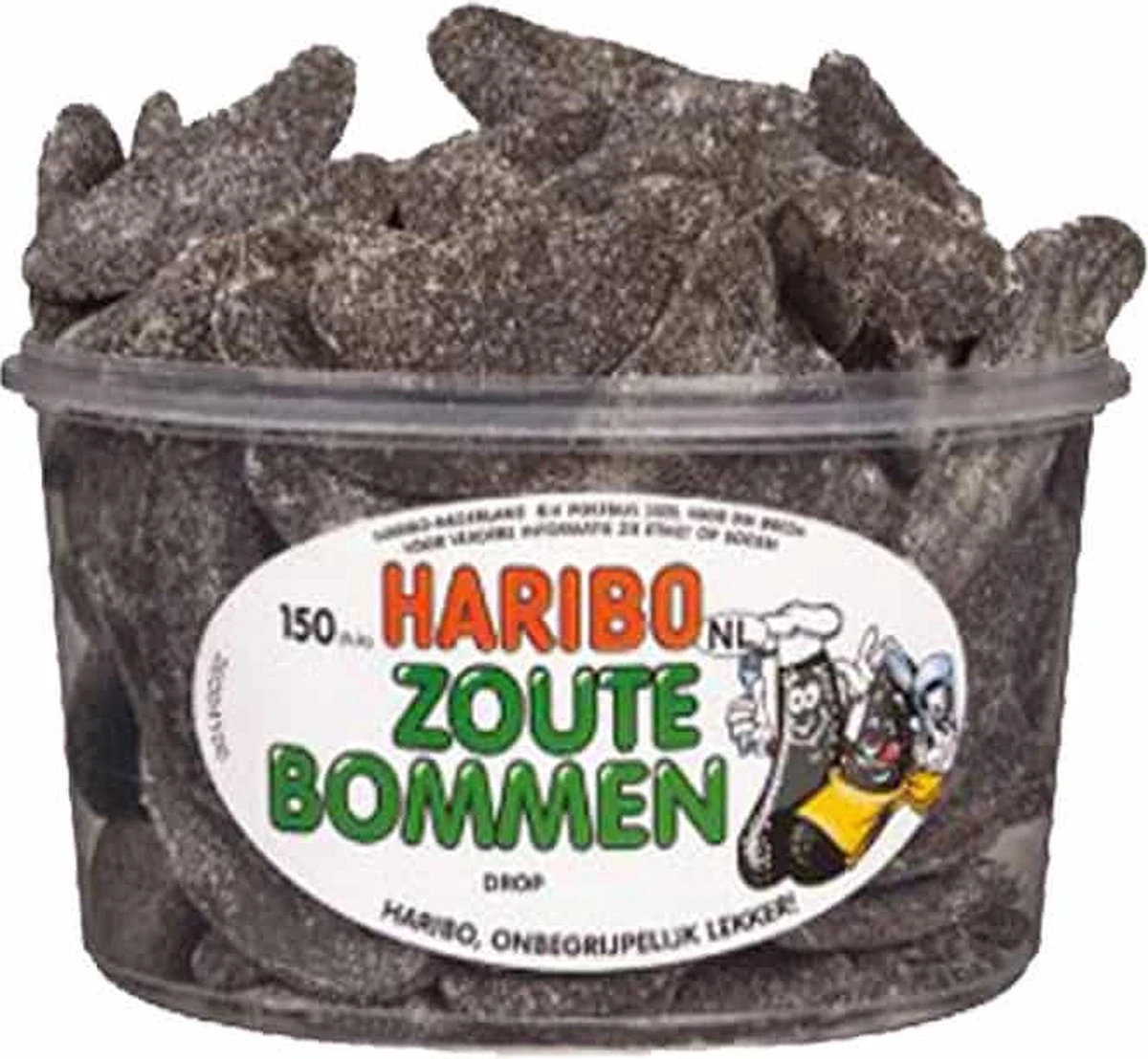 Haribo VEGGIE Zoute Bommen - 150 Stuks 5 Haribo VEGGIE Zoute Bommen - 150 Stuks - Afbeelding 3