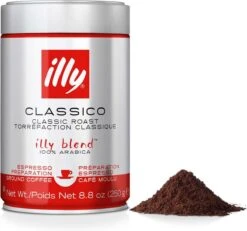 Illy Classico Gemalen Koffie - 6 X 250 Gram 5 Illy Classico Gemalen Koffie - 6 X 250 Gram -Voedsel Serie Winkel 1200x1122 1