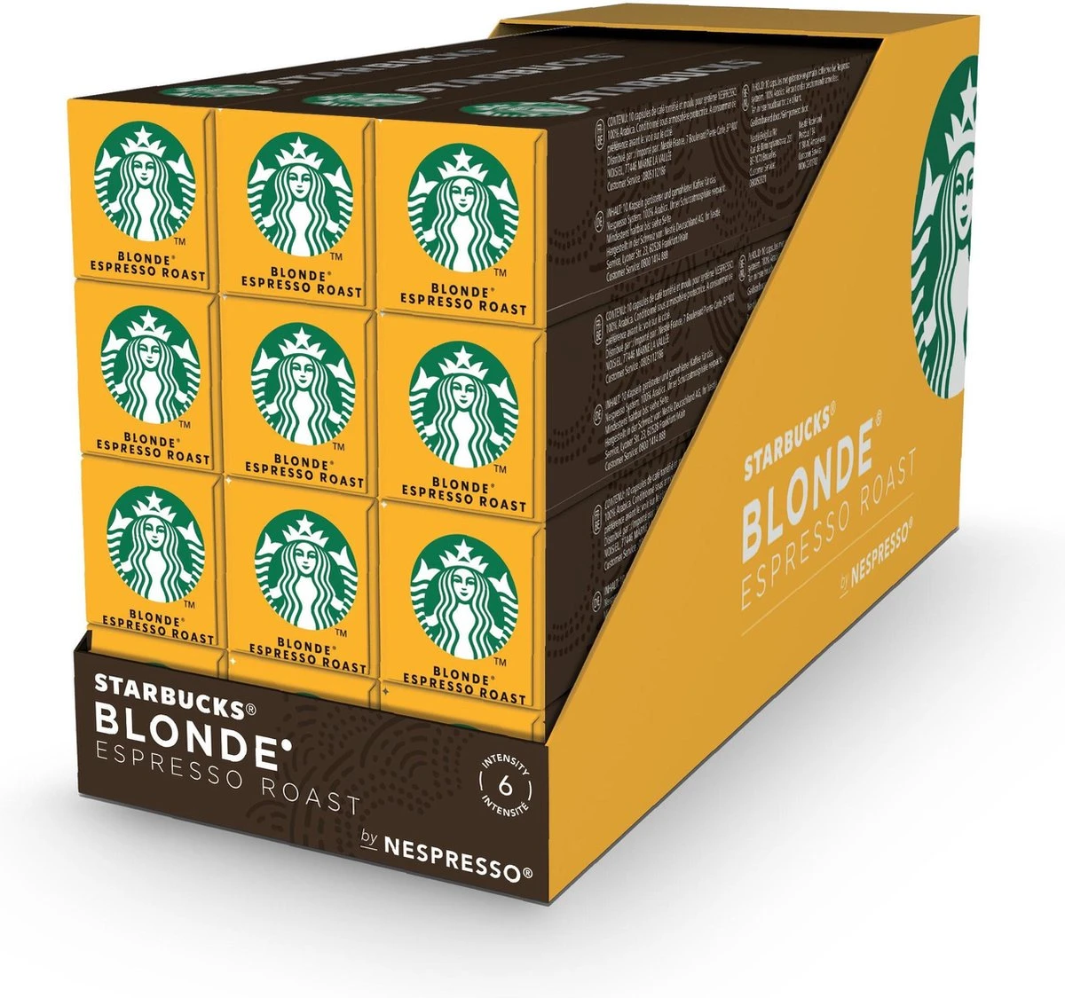 Starbucks By Nespresso Blonde Espresso Roast Capsules - 120 Koffiecups 3 Starbucks By Nespresso Blonde Espresso Roast Capsules - 120 Koffiecups