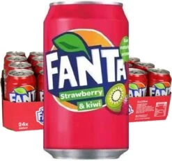 Fanta Strawberry & Kiwi Frisdrank - 24 X 330 Ml