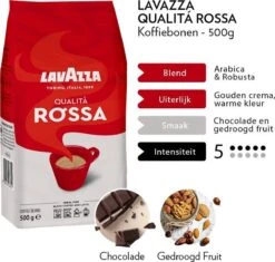 Lavazza Qualita Rossa Koffiebonen - 500 Gram X6 11 Lavazza Qualita Rossa Koffiebonen - 500 Gram X6 -Voedsel Serie Winkel 1200x1144