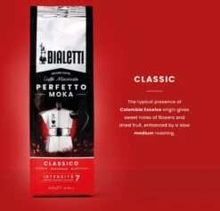 Bialetti Moka Classico Gemalen Koffie - 4 X 250 Gram -Voedsel Serie Winkel 1200x1147