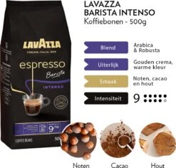Lavazza Espresso Barista Intenso Koffiebonen - 500 Gram X4 12 Lavazza Espresso Barista Intenso Koffiebonen - 500 Gram X4 -Voedsel Serie Winkel 1200x1148
