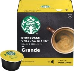 Starbucks By Dolce Gusto Capsules Veranda Grande Blonde Roast - 36 Koffiecups -Voedsel Serie Winkel 1200x1159