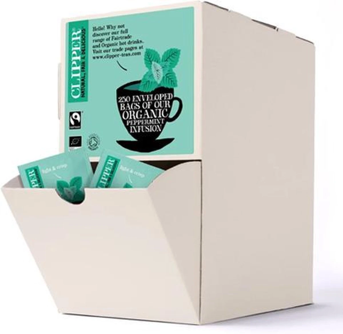 Clipper - Organic Peppermint Infusion - 250 Zakjes 3 Clipper - Organic Peppermint Infusion - 250 Zakjes