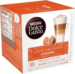 Nescafé Dolce Gusto Caramel Macchiato Capsules - 48 Koffiecups -Voedsel Serie Winkel 1200x1181 1