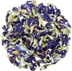 Merkloos Blauwe Vlindererwt Thee - Blue Butterfly Pea Flower Tea - Cafeïnevrije Kruidenthee - Kittelbloem - 20 Gram