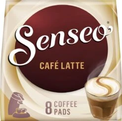 Senseo Café Latte Koffiepads - 2/9 Intensiteit - 4 X 8 Pads 16 Senseo Café Latte Koffiepads - 2/9 Intensiteit - 4 X 8 Pads -Voedsel Serie Winkel 1200x1184 2