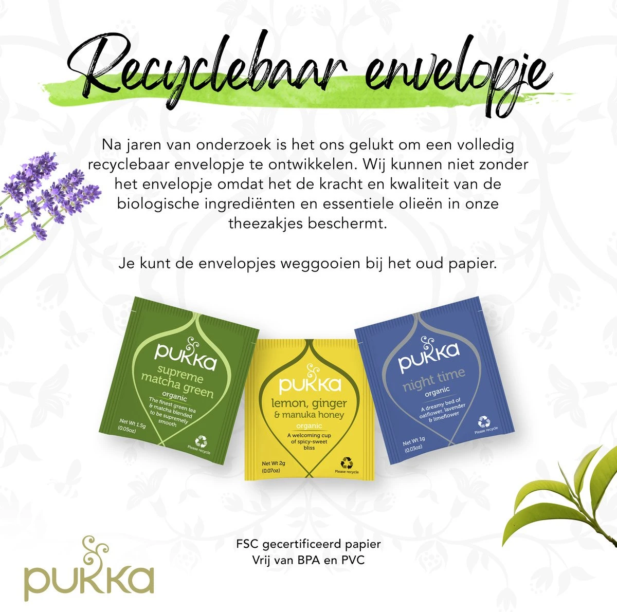 Pukka Collections Thee Bundel, Biologische Kruidenthee Selectie - 3 X 20 Zakjes - NL-BIO-01 12 Pukka Collections Thee Bundel, Biologische Kruidenthee Selectie - 3 X 20 Zakjes - NL-BIO-01 - Afbeelding 10